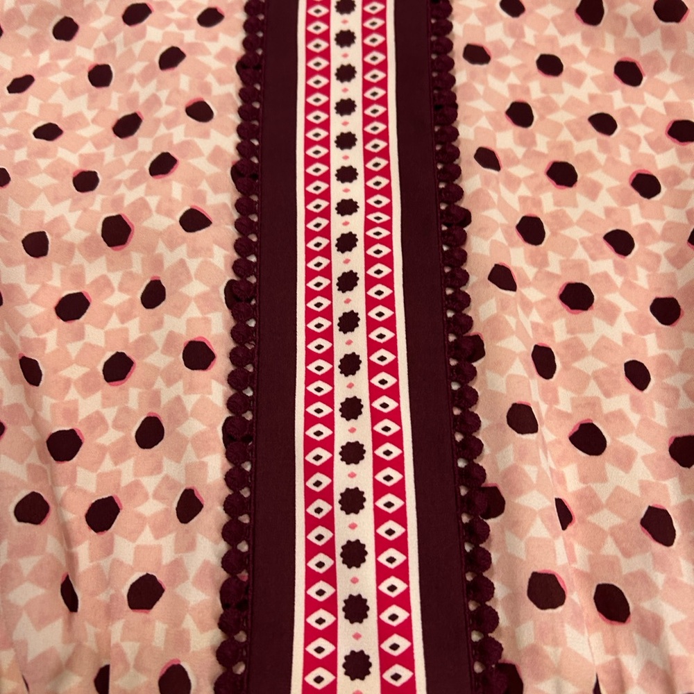 Kate Spade Floral Tile Mini Dress H255 Pippa Middleton Sz 12 - Picture 4 of 9